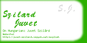 szilard juvet business card